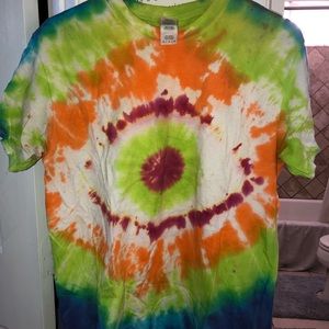 handmade tie dye eye shirt